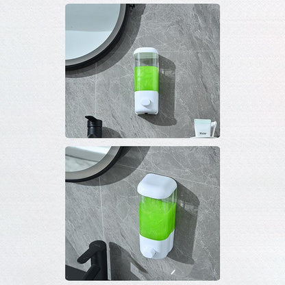 Manual Liquid Soap Dispenser Wall-Mounted Hanging Container for Kitchen and Bathroom for Hand Soap and Lotion Easy to Install Large Capacity
